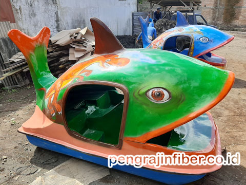 Sepeda Bebek Air Fiberglass Model Paus - Gambar 2