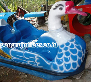 Sepeda Bebek Air Fiberglass Model Bebek Biru