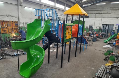 Jual Murah Perosotan Fiberglass di Kapuas Hulu Berkualitas