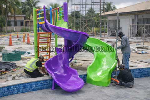 Produsen Perosotan Pangandaran Seluncuran Kolam Renang