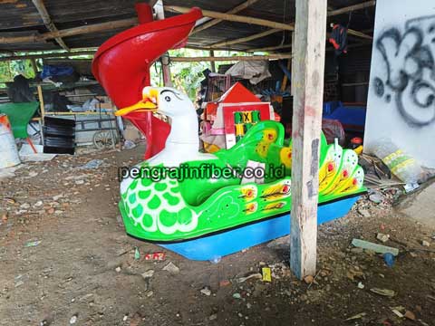 Sepeda Bebek Air Model Angsa Warna Hijau Muda