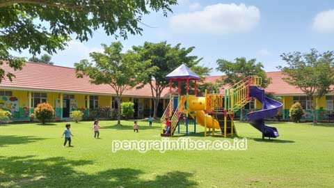 Jasa Pembuatan Playground Fiberglass Wonogiri Terpercaya