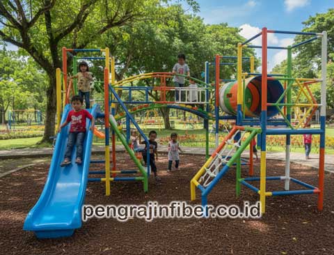 Pengrajin Playground Fiberglass Karangasem