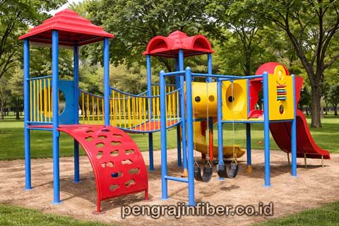 Pengrajin Playground Fiberglass Tulang Bawang Barat
